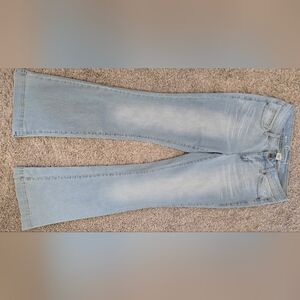 Womens Classic Light Blue Flared Jeans Ssz 10